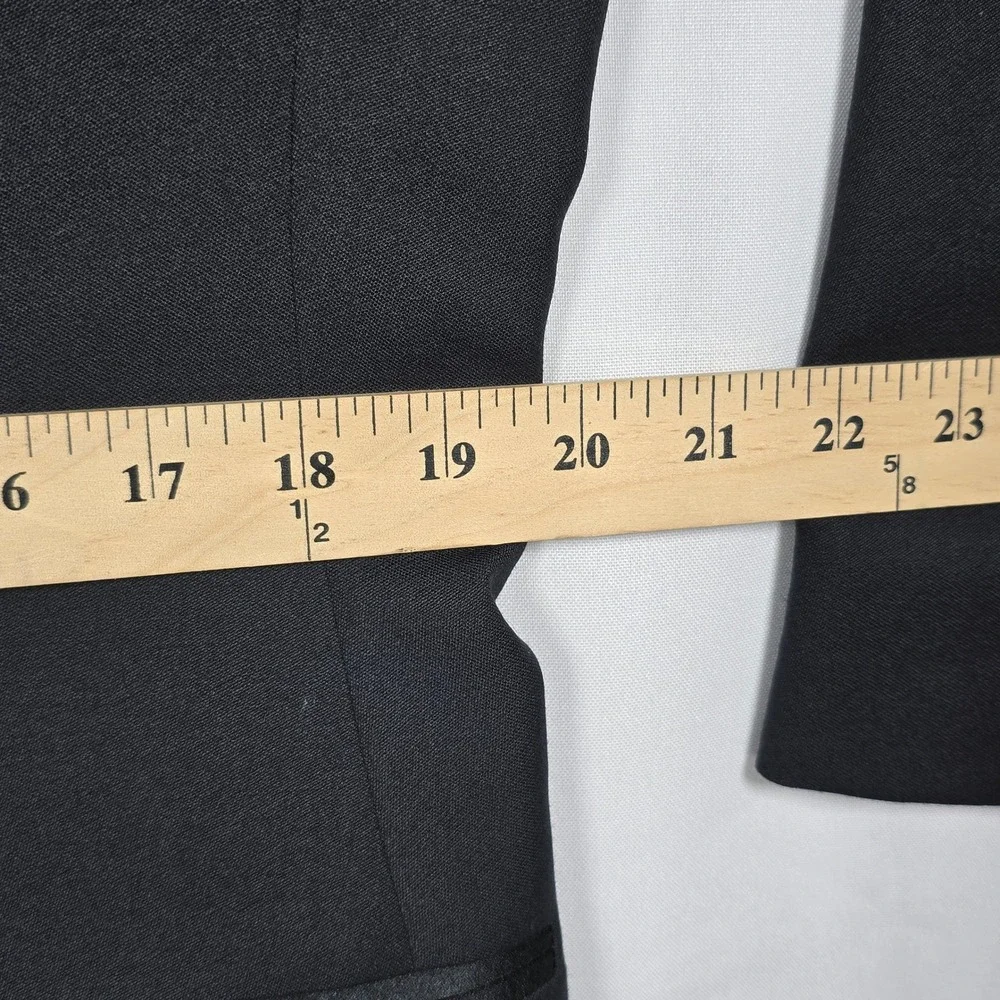 Vito Rufolo Wool Tuxedo Blazer Jacket Men 40 Black Formal Occasion Made in Italy